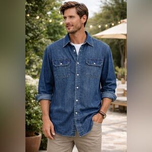 Levi’s Signature Denim Shirt | Workwear Casual Heavyweight
